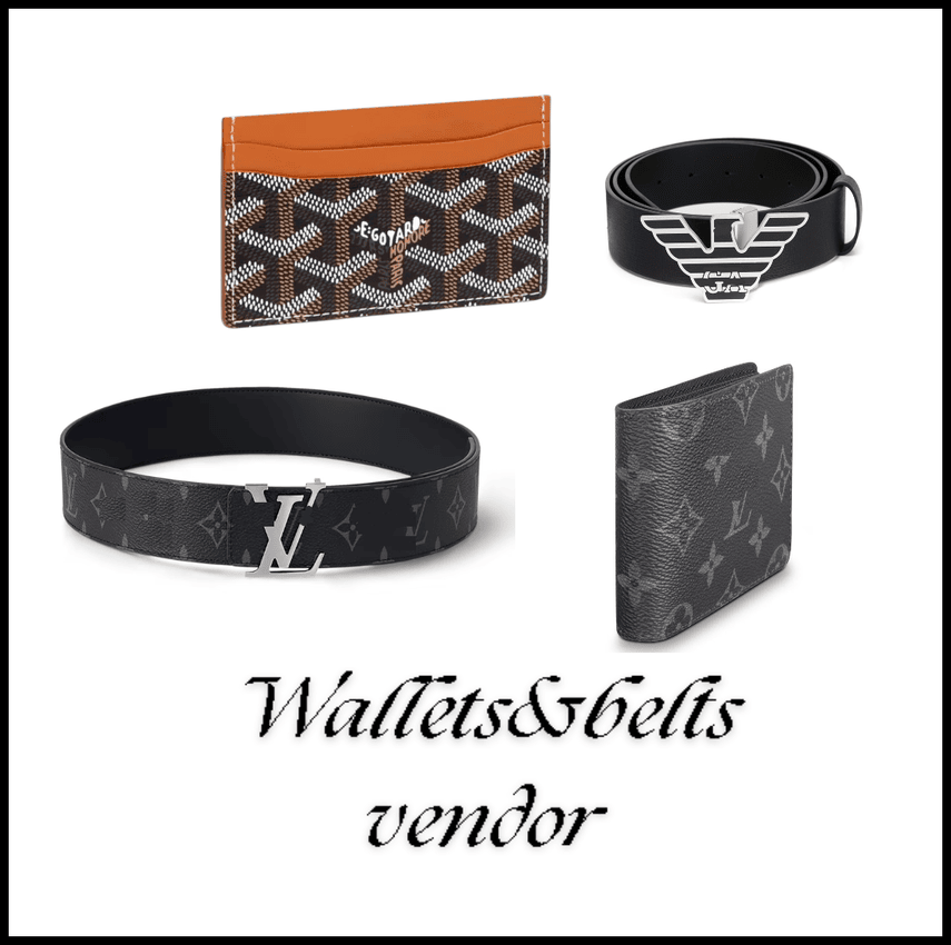 Wallets&belts vendor